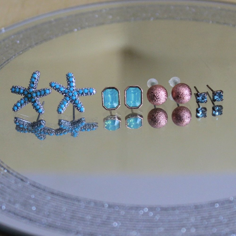 3 FOR $15!! Under The Sea Earring Set